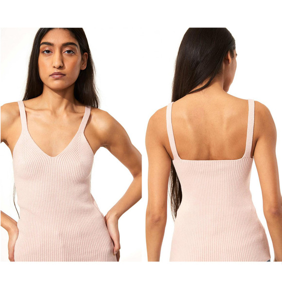 Mara Hoffman Naenia & Emilia Cotton Sweater Set in Blush, Sz S/M - Picture 4 of 13